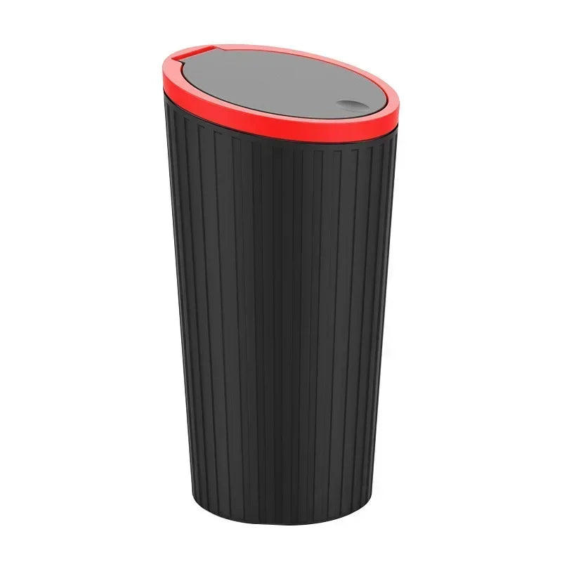 Universal Car Trash Bin Can Mini Auto Dust Organizer Car Interior Rubbish Bag Garbage Container Storage Box Bucket Auto Accessor