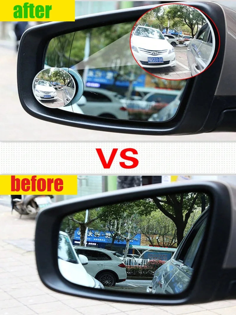 2pcs Blind Spot Mirror for Car, HD Frameless Wide-Angle Convex Mirror for Side View Mirror Blindspot for Car, SUV, Truck
