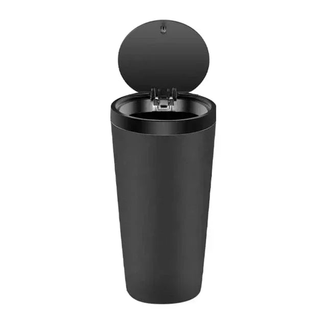 Car Trash Bin Car Interior Rubbish Box Garbage Container Car Cup Holder Trash Can Auto Ashtray Dust Organizer Storage Barrel