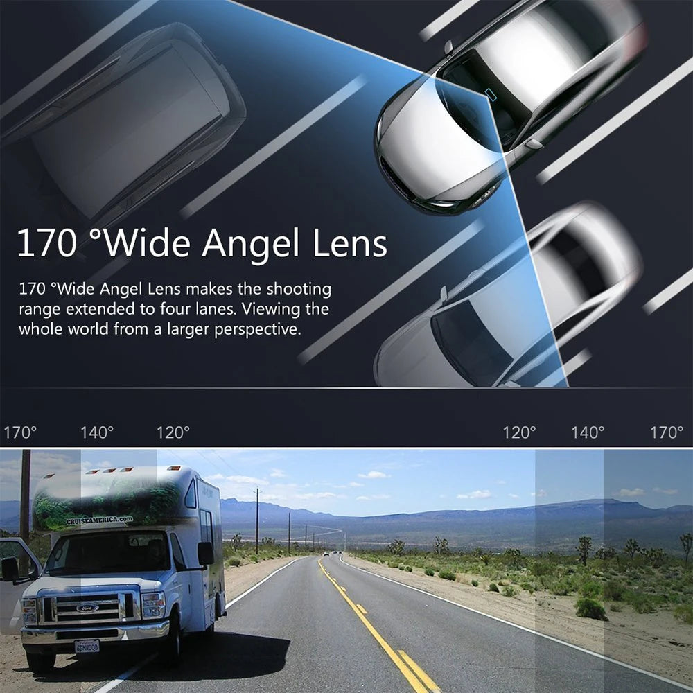 ADAS Dashcam For Car mounted Android navigation system, USB 1080P driving recorder, built-in driving assistance functio