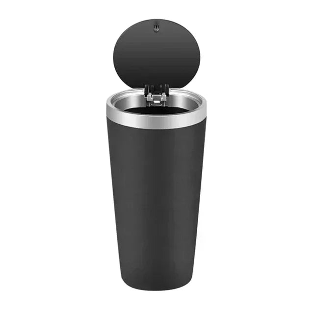 Car Trash Bin Car Interior Rubbish Box Garbage Container Car Cup Holder Trash Can Auto Ashtray Dust Organizer Storage Barrel