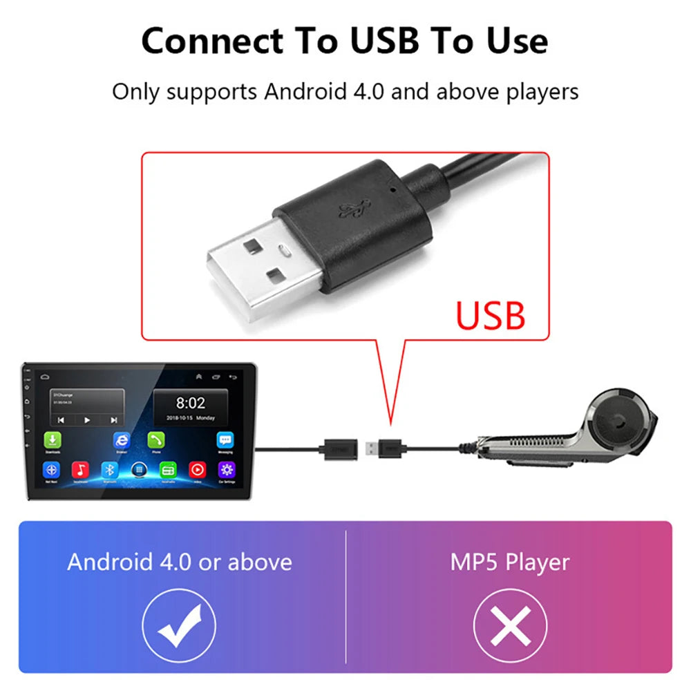 ADAS Dashcam For Car mounted Android navigation system, USB 1080P driving recorder, built-in driving assistance functio