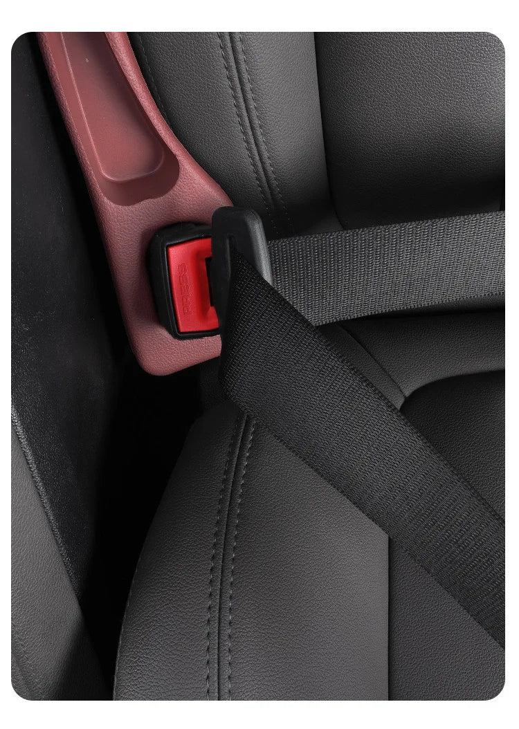2pcs Car Seat Gap Filler Set - Soft Elastic Multi-Pocket Organizer, Leakproof Anti-Loss, Fits Sedans/SUVs/Trucks
