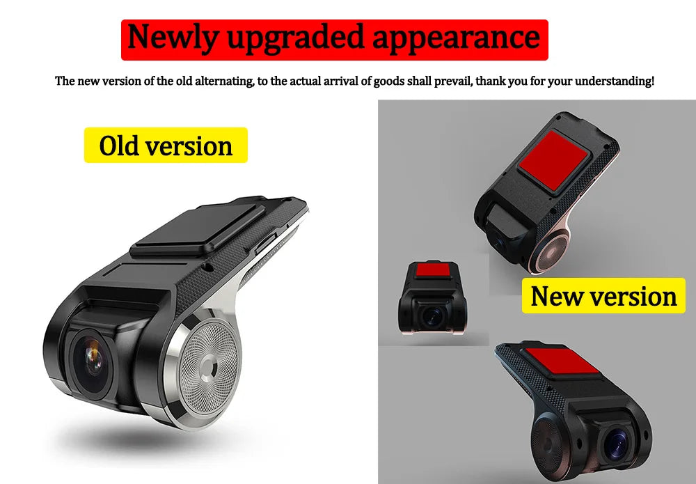 ADAS Dashcam For Car mounted Android navigation system, USB 1080P driving recorder, built-in driving assistance functio