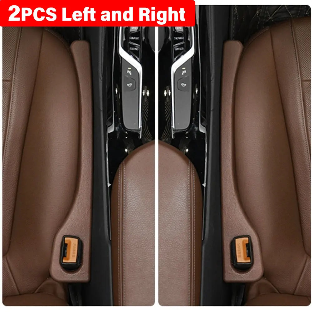 Car Seat Gap Filler Universal PU Leak-proof Filling Strip Anti-Drop Seat Gap Strip With Hole Car Decor Auto Interior Accessories
