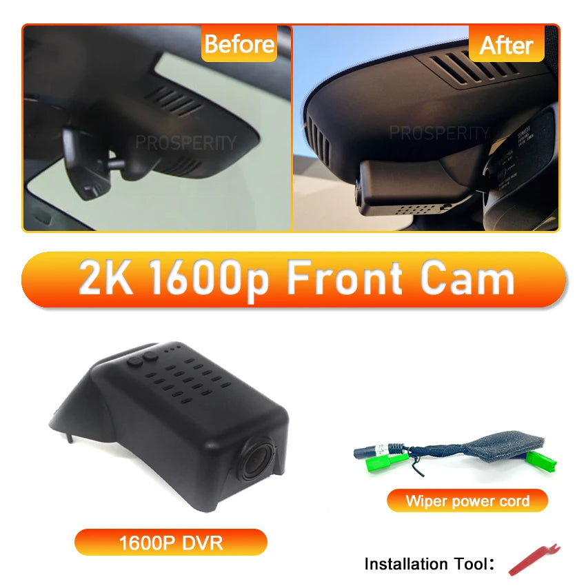 Dash Cam 4K for Polestar 2 Polestar2 2025 2024 2023 2022 2021,Car DVR Dashcam Camera Video Recorder for Volvo Polestar 2