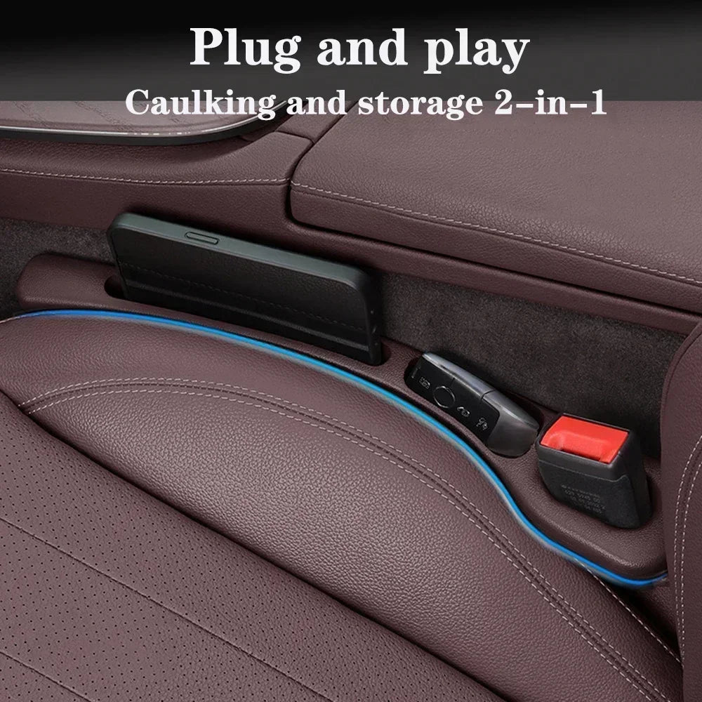 Car Seat Gap Filler Leak-proof Filling Seam Side Strip Plug Strip Wallet Phone Holder Car Universal Auto Interior Accessories