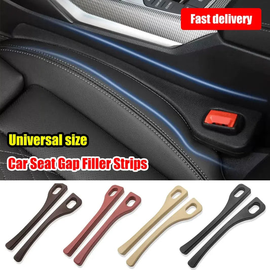 Car Seat Gap Filler Universal PU Leak-proof Filling Strip Anti-Drop Seat Gap Strip With Hole Car Decor Auto Interior Accessories