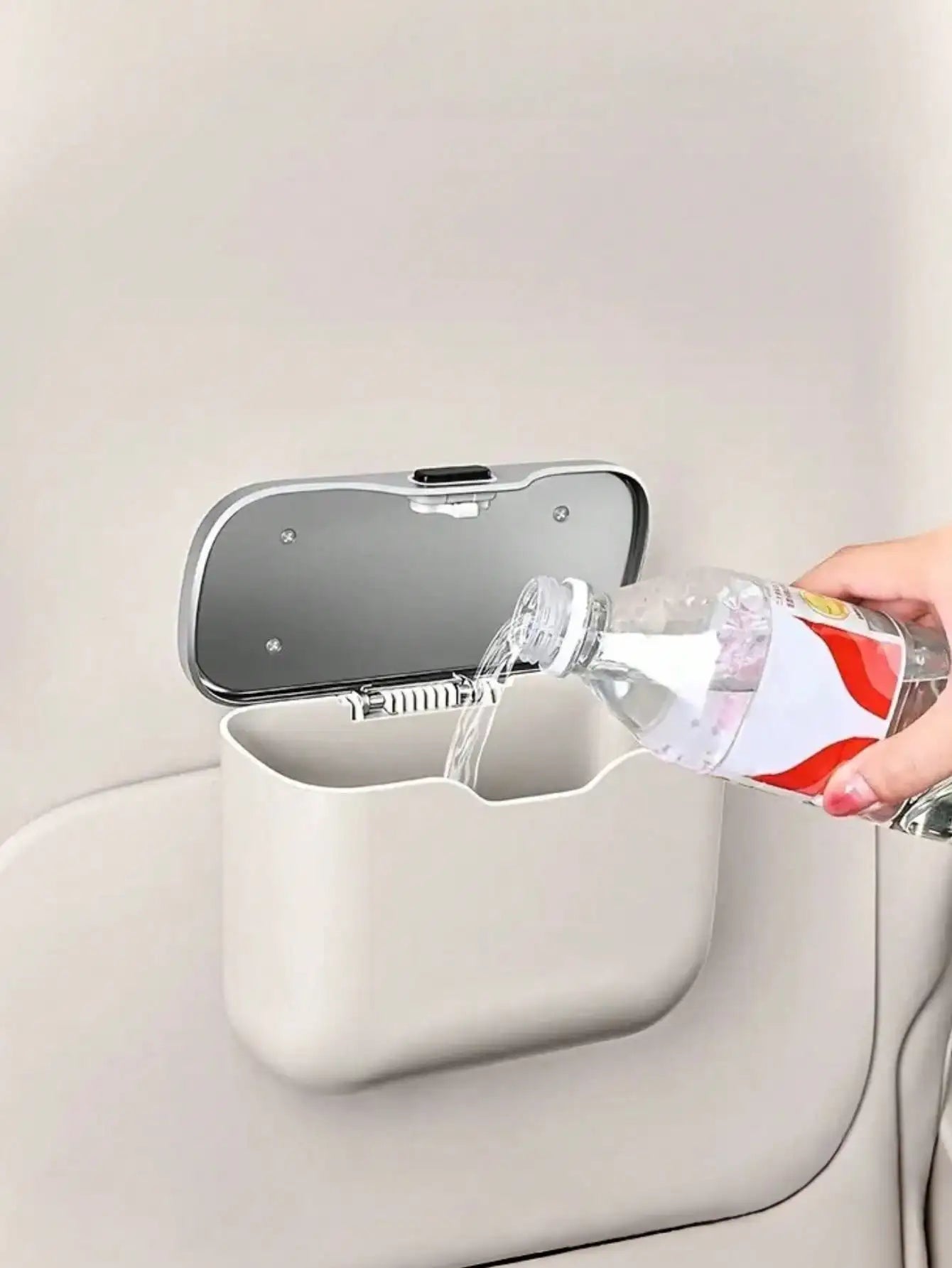 Multi-Functional Car Trash Bin – ABS Material, Serving as a Car Trash Can, Storage Box and Storage Bag