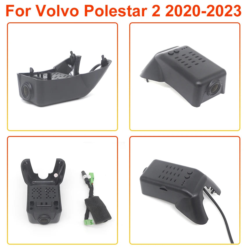 Dash Cam 4K for Polestar 2 Polestar2 2025 2024 2023 2022 2021,Car DVR Dashcam Camera Video Recorder for Volvo Polestar 2