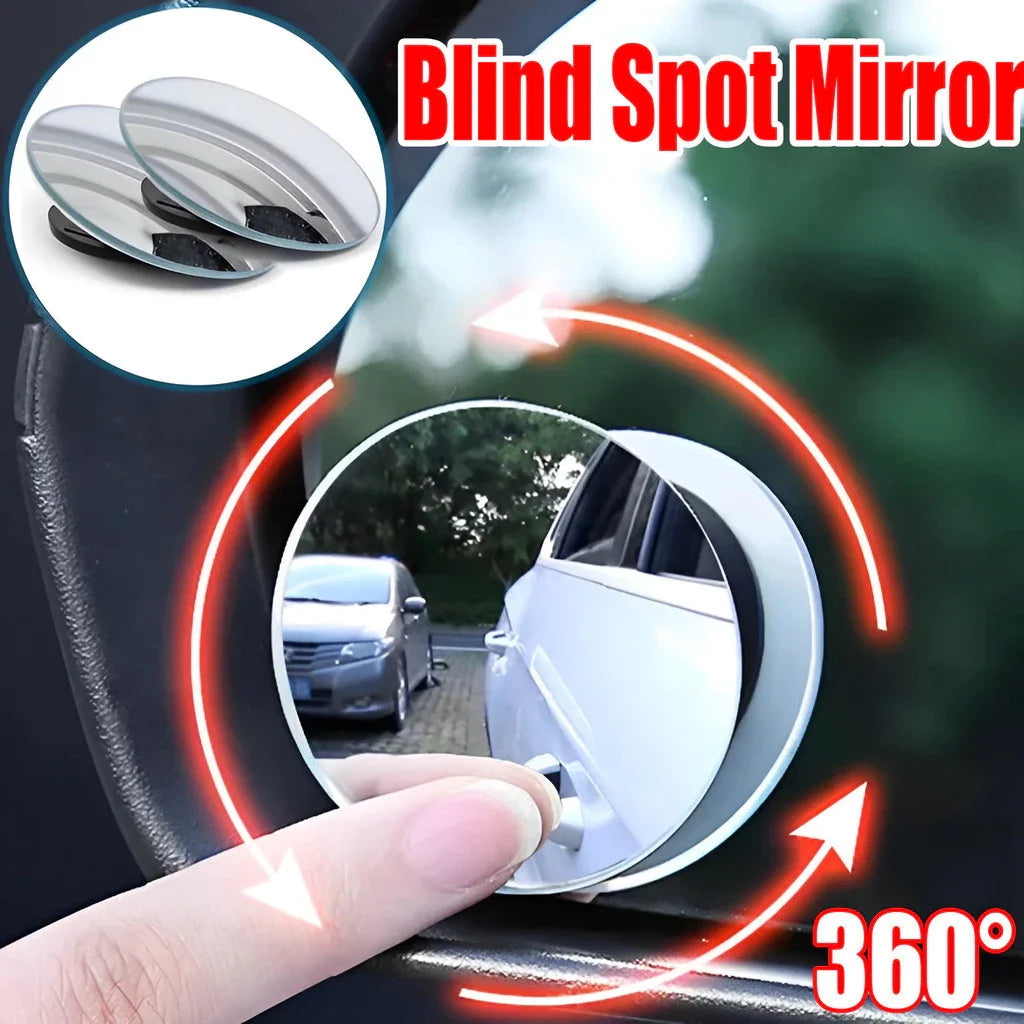 2pcs Blind Spot Mirror for Car, HD Frameless Wide-Angle Convex Mirror for Side View Mirror Blindspot for Car, SUV, Truck
