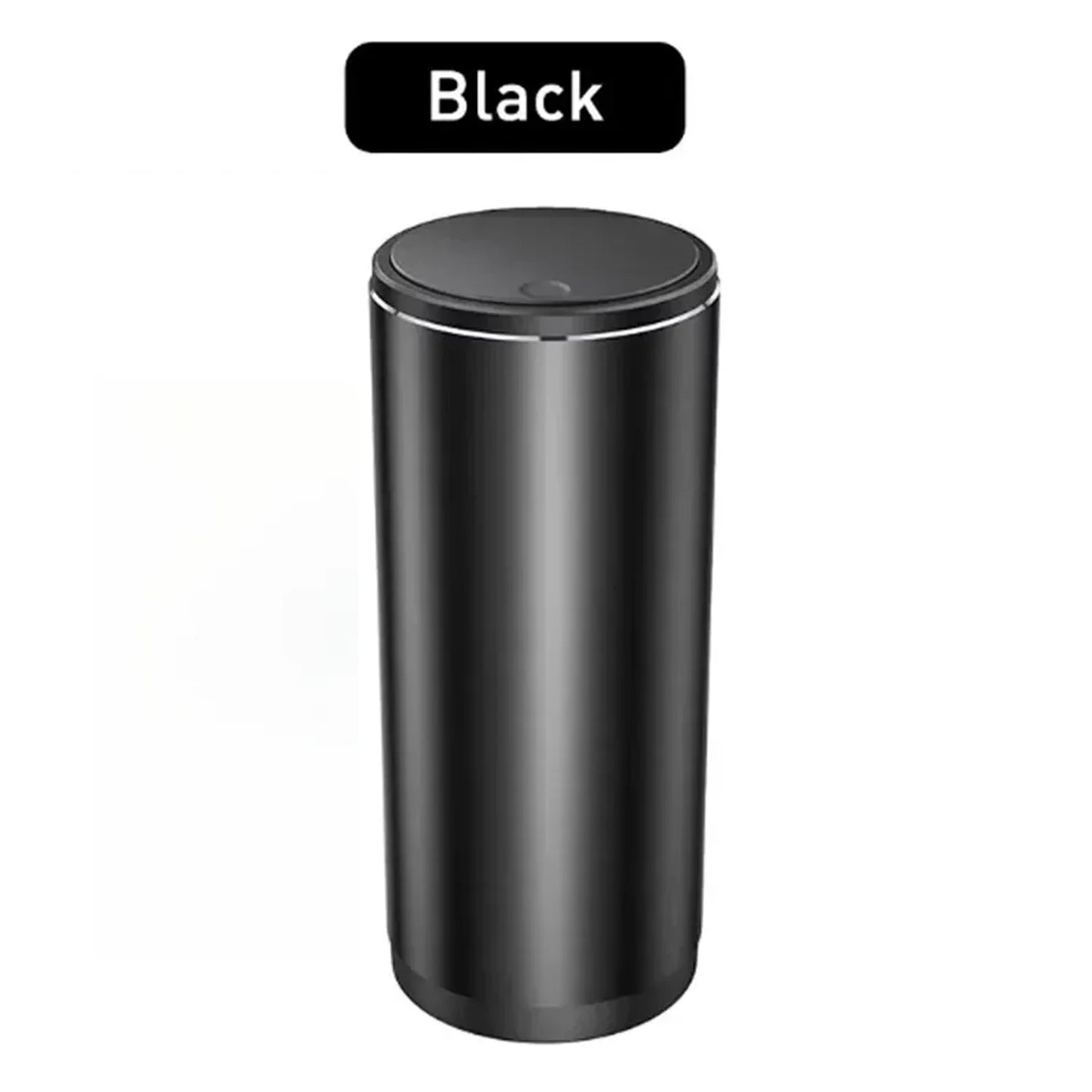 2026 NEW Car Trash Bin Alloy Garbage Can For Car Dustbin Waste Rubbish Basket Bin Organizer Storage Holder Bag Auto Accessories