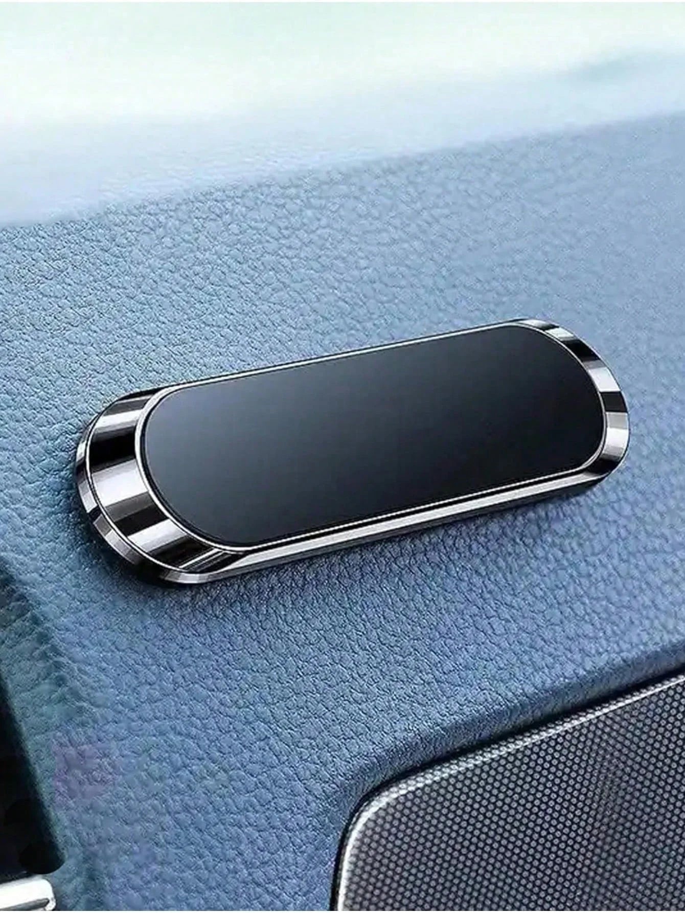 Magnetic Car Phone Mount - Strong Adsorption, Flexible Adhesive, Anti-Slip Silicone, 0.3mm Scratch-Proof, Residue-Free, Universa